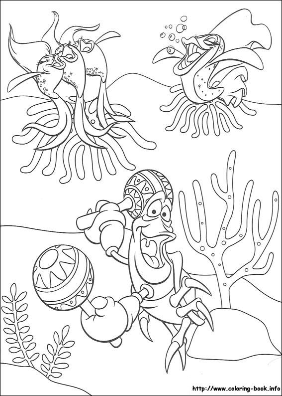 The Little Mermaid coloring picture